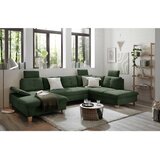 MID.YOU SEDEŽNA GARNITURA, rebrasti žamet temno zelena | Shoptok.si