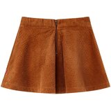  Dječja suknja s džepovima od samta boja konjaka 116 | shoptok.hr