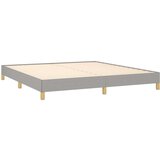  Krevet s oprugama i madracem svjetlosivi 180x200 cm od tkanine | shoptok.hr