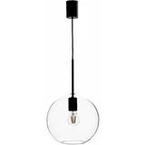Markslöjd Črna viseča svetilka s steklenim senčnikom 25x25 cm Patera - Markslöjd