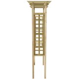 LUK s rešetkom 110 x 60 x 210 cm impregnirana masivna borovina | shoptok.hr