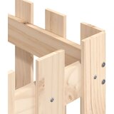  Vrtna sadilica s izgledom ograde 60x60x60 cm od borovine | shoptok.hr