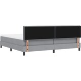  Krevet s opruga kutije Svjetlosiva 200 x 200 cm tkanina | shoptok.hr
