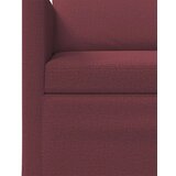  Set sofe 2 pcs Vinska crvena Tkanina - boja crnog vina Jednostruka + Dvostruka (140 cm) | shoptok.hr