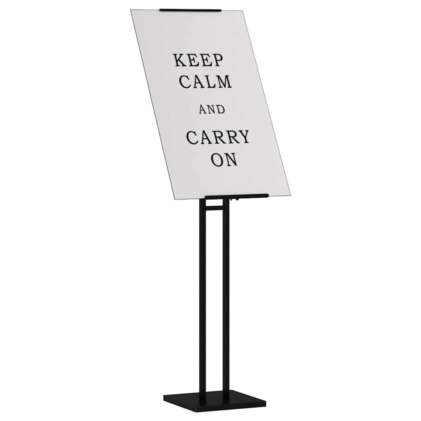 vidaXL Razstave na sejmih 2 pcs Črna 26,5 x 26,5 x 150 cm Jeklo, (5000152522) | Shoptok.si