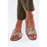 S. BARSKI Elegant Sandals With Decoration On Flat Heel S.Barski | ePonuda.com