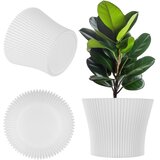 KADAX cvetlični lonec 13 cm pokrov za rastline plastični cvetlični lonec bele barve, (5000353595) Cene