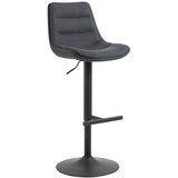 Actona Siv barski stol z nastavljivo višino (višina sedeža 65 cm) Adisa – | Shoptok.si