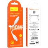 hoco. podatkovni polnilni kabel X96 Type C na Type C 1,m 100W 5A - bel | Shoptok.si