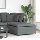 vidaXL Modularni kavč s podnožjem, temno siv 100x100x48 cm | Shoptok.si