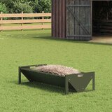 vidaXL Hranilnica za živino Oljčno zelena 108 x 50 x 28 cm | Shoptok.si