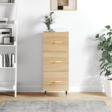 vidaXL Komoda sonoma hrast 34,5x34x90 cm inženirski les Cene