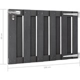  Vrtna vrata od WPC-a 100 x 60 cm siva | shoptok.hr