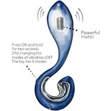 GVibe G-Vibe G-Pop 2 - Vodoodporni vibrator z G/P-točko, ki ga je mogoče polniti (modri) | Shoptok.si