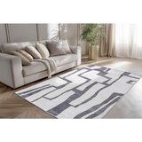 Kayoom RAVNO TKANA PREPROGA 200/290 cm tkano srebrne barve | Shoptok.si