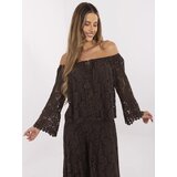 Italy Moda Blouse-MI-BZ-88500.79-dark brown | Shoptok.si