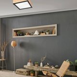  plafonsko svetlo natural square 2xE27/15W/230V 31x31 cm borovina/crna | Eponuda.com