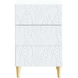  Noćni ormarić Bijela 43 x 39,5 x 66,5 cm Konstruirano drvo | shoptok.hr