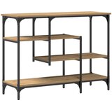  Konzolni stol s policom hrast artisan 100 x 35 x 75 cm | Eponuda.com