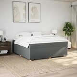  Okvir kreveta s oprugama i madrac svjetlosivi 180x200cm tkanina | shoptok.hr