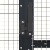  Kavez za ptice antracit 1,79x6x1,85 m aluminijski | shoptok.hr