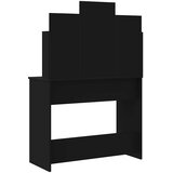  Toaletni stolić s LED svjetlima crni 96 x 40 x 142 cm | Eponuda.ba