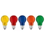 Star LED svetlobni vir (E27, Ni mogoče zatemniti, Večbarvno, 10 lm, 5 kos)