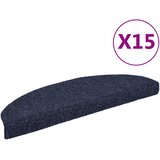  Prostirke za stepenice, samoljepljive, 15 kom, 65x21x4 cm, plave, poluokrugle, velike | shoptok.hr
