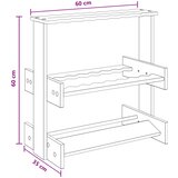  Stalak za bilijarske cueve Konstruirano drvo 60 x 35 x 60 cm | shoptok.hr