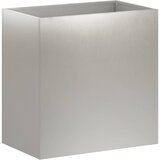  Vrtna saksija Srebrna 50 x 30 x 50 cm Nehrđajući čelik | shoptok.hr