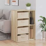  Strani šal s predalom Sonoma hrast 60 x 33,5 x 84 cm, (5000233780) | Shoptok.si