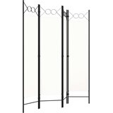 Sobna pregrada s 4 panela bijela 160 x 180 cm | Eponuda.ba