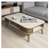 Hanah home Eylul Klub sto, 105x34,6x60cm, Bež-smeđa | Eponuda.ba