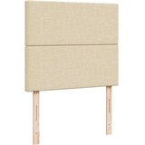  Krevet s oprugama i madracem krem 120 x 200 cm od tkanine | shoptok.hr