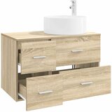  Set namještaja za kupaonicu 2 kom. Hrast sonoma | shoptok.hr