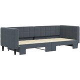  Dnevni krevet na razvlačenje bez madraca tamnosivi 80x200 cm | shoptok.hr