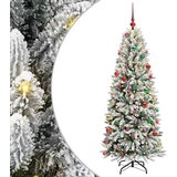 vidaXL Umjetno božićno drvce s stalakom Bijelo 73 x 73 x 180 cm | shoptok.hr