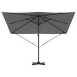 vidaXL Nagibni Roma Parasol Antracit 286x285x265 cm Aluminij | Shoptok.si