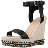 Tommy Hilfiger ELEVATED SIGNATURE WEDGE Crna