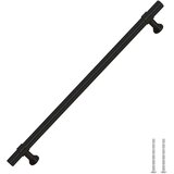  Ručke za ormarić 5 kom crne 224 mm od nehrđajućeg čelika | shoptok.hr