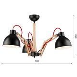  Plafonski luster MARCELLO 3xE27/60W/230V | Eponuda.com
