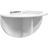  Polica na zidu 2 pcs Bijelo 48 x 24 x 24 cm Konstruirano drvo | shoptok.hr