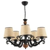 Opviq luster fiona coral wood black white cream