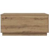  Stolić za kavu s LED svjetlima boja hrasta artisan 90x50x40 cm | shoptok.hr