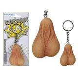 Out of the blue metal key chain testicle