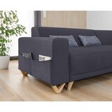 Miuform Antracitno siva sklopiva/s prostorom za odlaganje kutna garnitura (s desnim kutom/u obliku slova L) Classy Sophie – | shoptok.hr