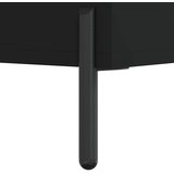  Visoka komoda crna 69,5 x 32,5 x 180 cm od konstruiranog drva | Eponuda.com