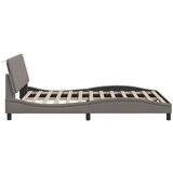  Okvir za krevet bez madraca smeđesivi 140 x 190 cm od tkanine | shoptok.hr