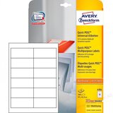 Avery Zweckform Univerzalne etikete 97 x 42,3 mm - 25/1 Cene