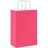  Papirnate vrećice 250 kom s ručkama ružičaste 21x11x31 cm | Eponuda.com